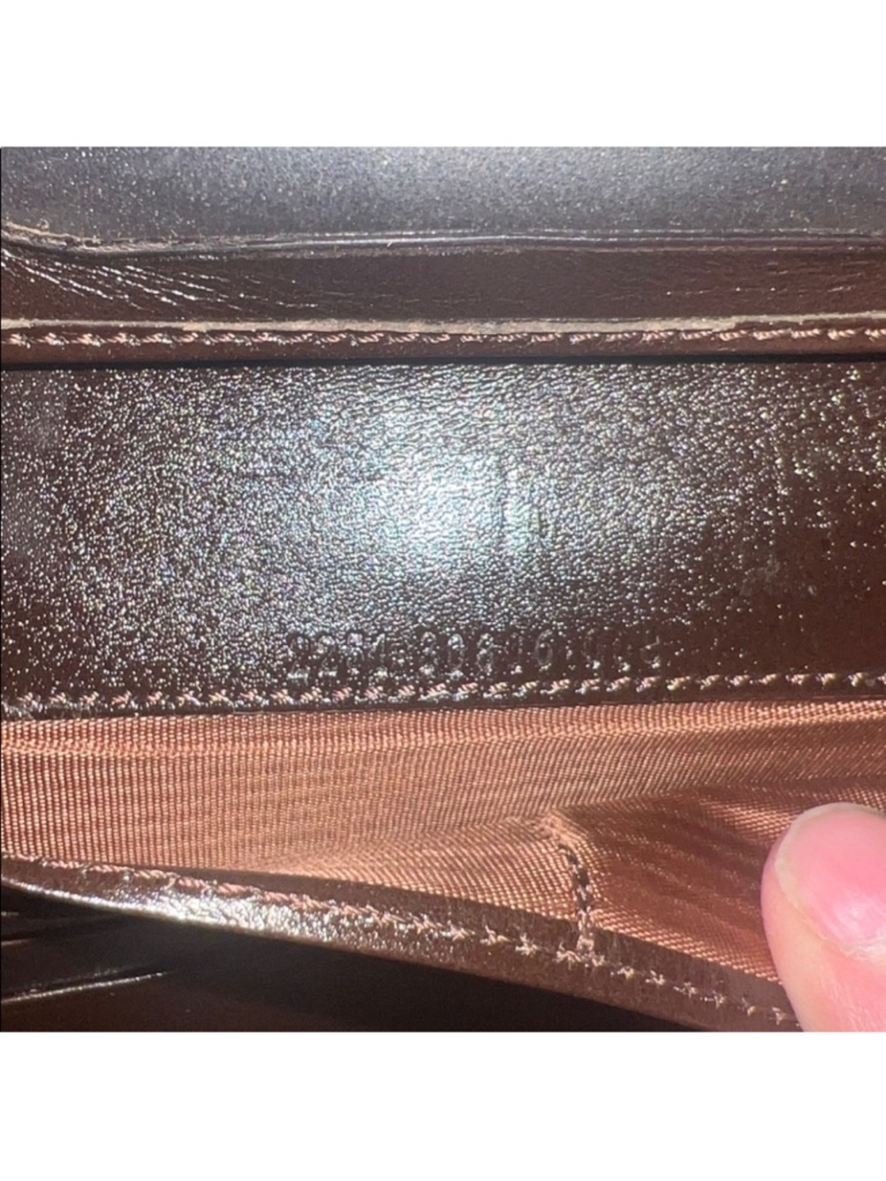 Fendi Brown & Black Logo Chain Shoulder Wallet - Picture 12 of 13